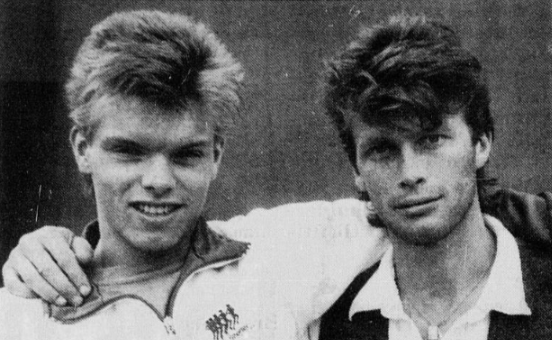 Are Blindheim og Lars Ove Almestad i 1988